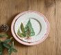Evergreen Hand-Painted Dessert Plate