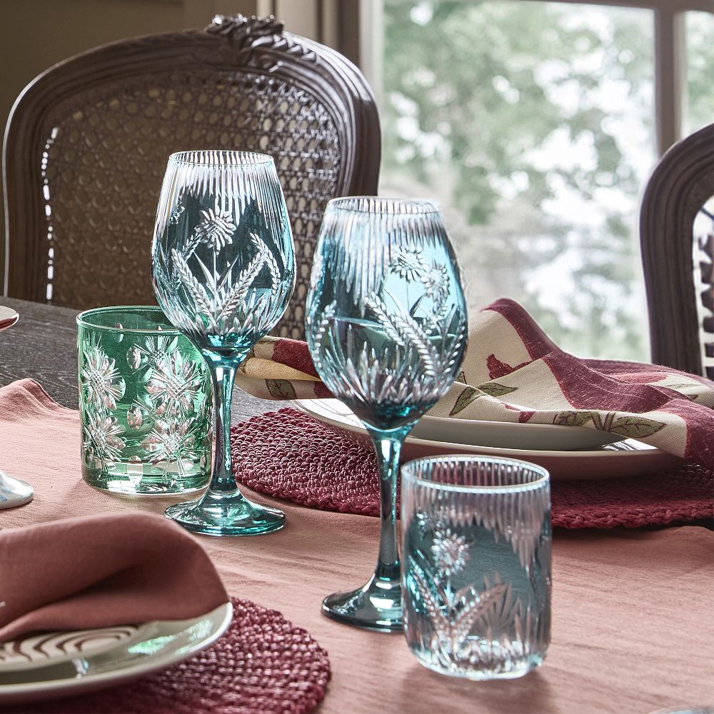 Blossom Antique Cut Glassware