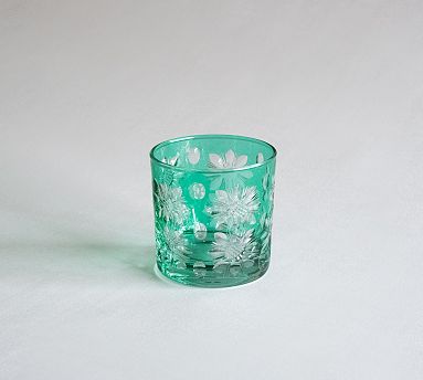 Star Antique Cut Double Old Fashioned Glass