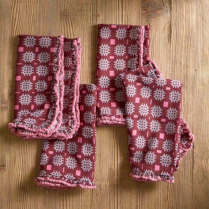 Greenrow Cheyenne Printed Napkins, Set of 4