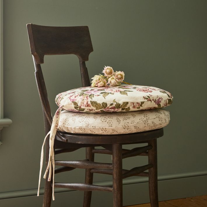 Monro モンロー Round Cusion Monroe Square Cushion, Sage