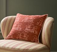 Iola Toile Pillow Cover