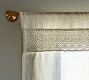 Crochet Lace Linen Drape