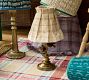 Floral Brass Table Lamp