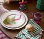 Evergreen Hand-Painted Dessert Plate