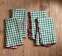 Naomi Gingham Scallop Napkins, Set of 4
