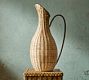 Woven Rattan Decor Pitcher
