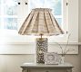Printed Pleated Lamp Shade &amp; Slipcover