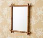 Caye Faux Bamboo Mirror