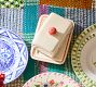 June Hand-Painted Butter Dish