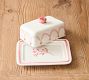 June Hand-Painted Butter Dish
