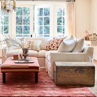 Warm Toned Living Room