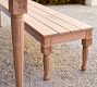 Livia Carved Outdoor Dining Bench