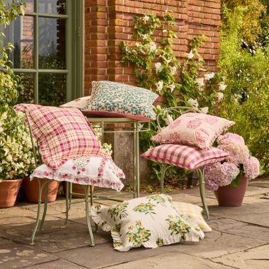 Fun Outdoor Pillow Pile