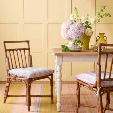 Cheery Striped Dining Room