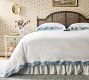 Maya Cotton Sateen Scallop Duvet Cover &amp; Shams