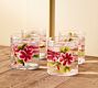 Camila Floral Hand-Painted Glassware