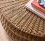 Stevie Rattan Round Coffee Table