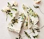 Narcissus Linen Ruffle Napkins, Set of 4