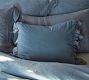Velvet Tencel Ruffle Throw Pillows