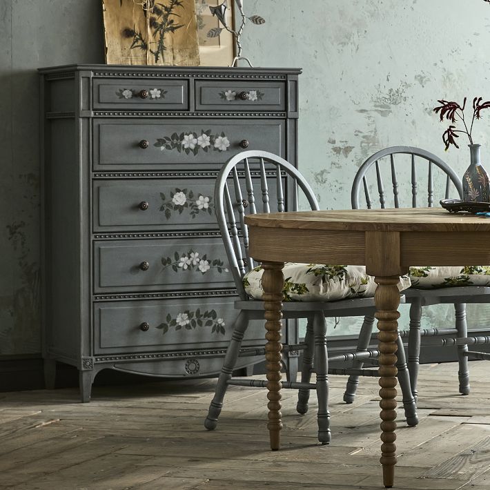 grey french provincial dresser Ashley Furniture Montelaine Antique White Dresser (Online Special Price)