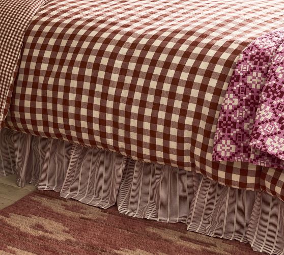 Queen Stripe Tilly Bedskirt