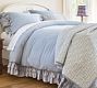 Lillian Velvet Ruffle Duvet Cover and Shams