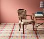 Verbena Pink Plaid Upholstered Dining Chair