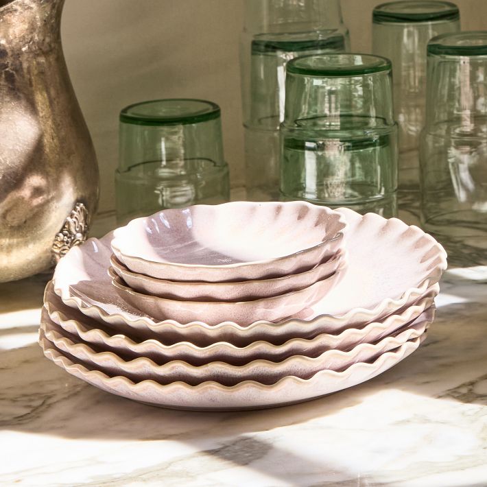 Celeste Recycled Dessert Plate, Set of 4