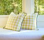 Gingham Whipstitch Pillow Cover