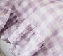 Gingham Linen Ruffle Duvet &amp; Shams
