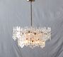 Recycled Glass 2 Tier Chandelier