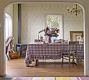 Ruby Plaid Ruffle Tablecloth