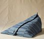 Triangle Flatweave Pouf