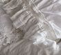 Cotton Percale Linen Ruffle Sheet Set