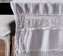 Linen Crochet Inset Table Runner