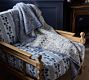 Scarlet Wool Cotton Throw
