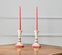 Cody Striped Hand-Painted Candle Holder