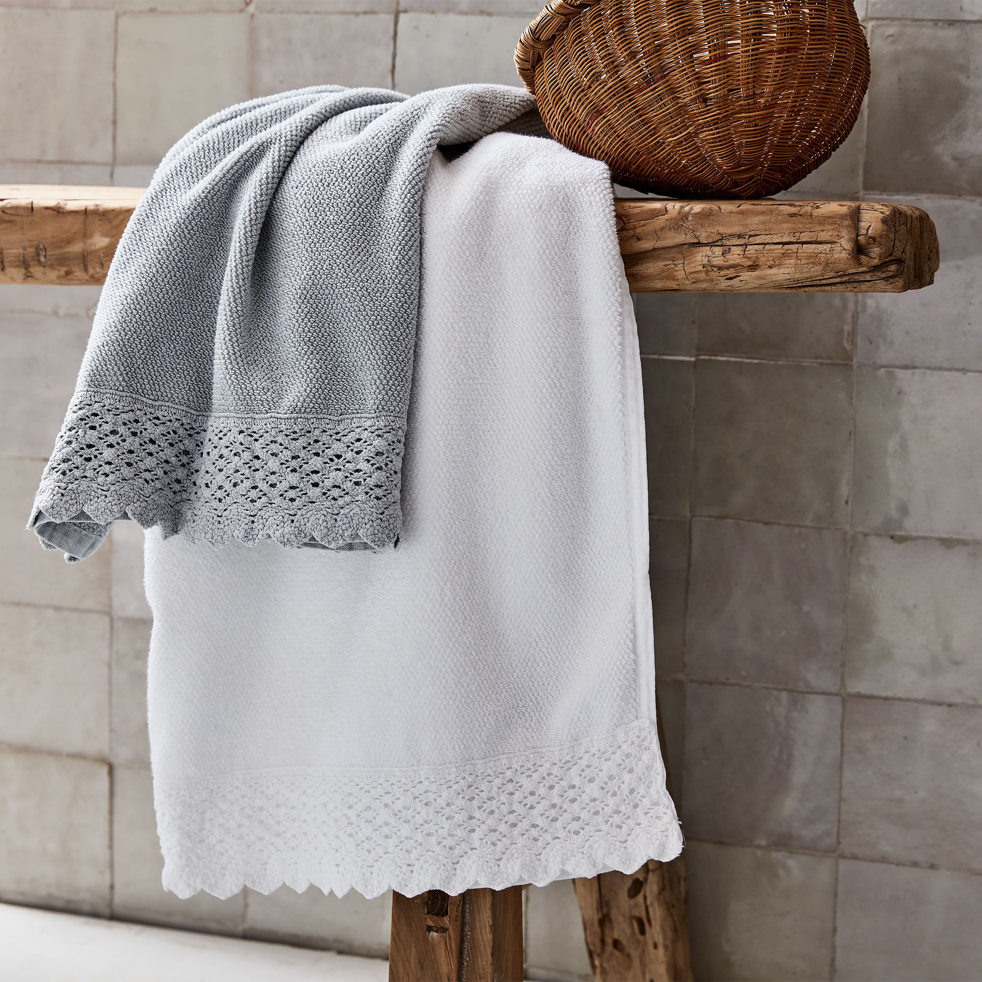 Cotton Crochet Towel