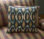 Zaria Emerald Ikat Pillow Cover
