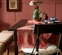 Linen Crochet Inset Table Runner