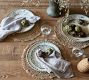 Linen Crochet Napkins, Set of 4