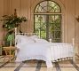 Daisy Linen Crochet Trim Duvet Cover &amp; Shams