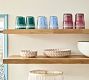 Colored Fluted Drinking Glasses, Set of 4