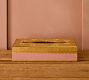 Alba Florentine Wood Tissue Box