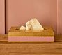 Alba Florentine Wood Tissue Box