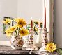 Greer Floral Taper Candle Holder