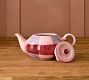 Elliot Hand-Painted Gingham Tea Set