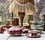 Elliot Hand-Painted Gingham Tea Set