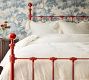Linen Ruffle Crochet Duvet Cover &amp; Shams
